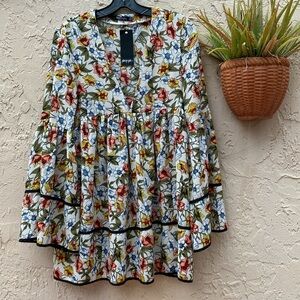 Gorgeous Nasty Gal Cause A Stir Floral Ruffle Dress- 4